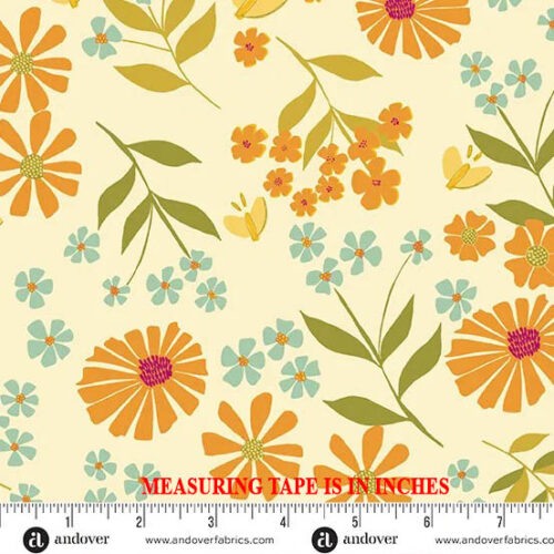 Patchwork Fabric Winged Garden A1067L