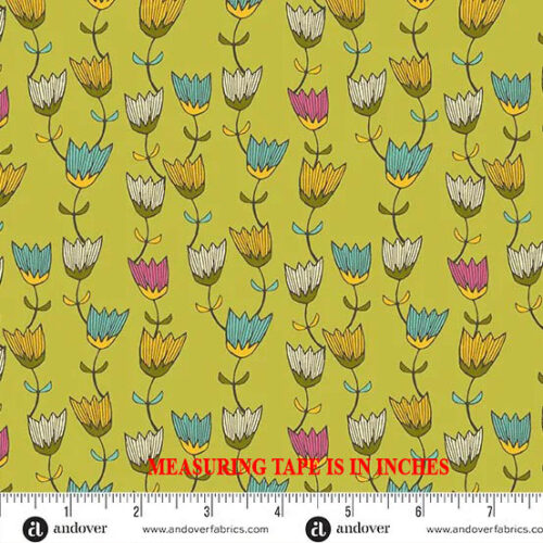 Patchwork Fabric Winged Garden A1070G