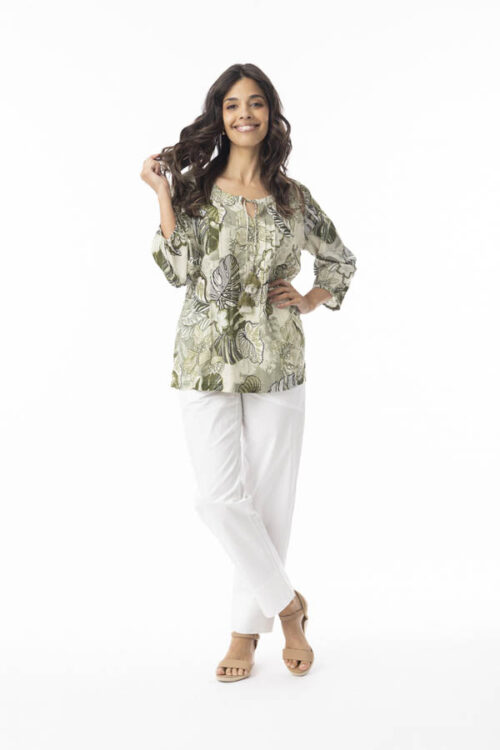 Orientique Lima Orange Top 23069