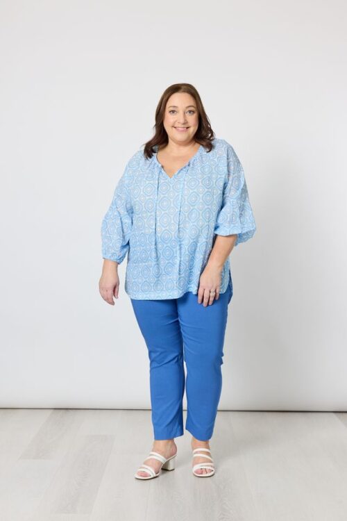 Gordon Smith Mosaic Print Top 48452