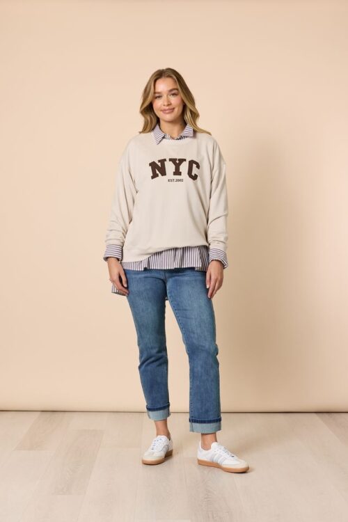 Threadz The NYC Sweatshirt Natural 48583
