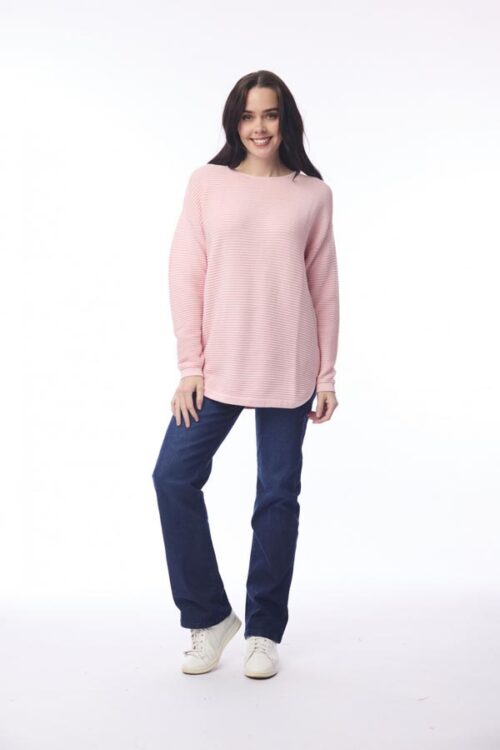 Orientique Knit Jumper Blush Pink 1320