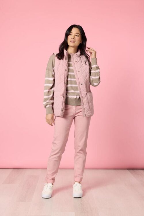 Gordon Smith Hampton Quilted Vest Blush 48565