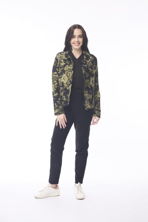 Orientique Keqioa Jacket Fringe Print 62803