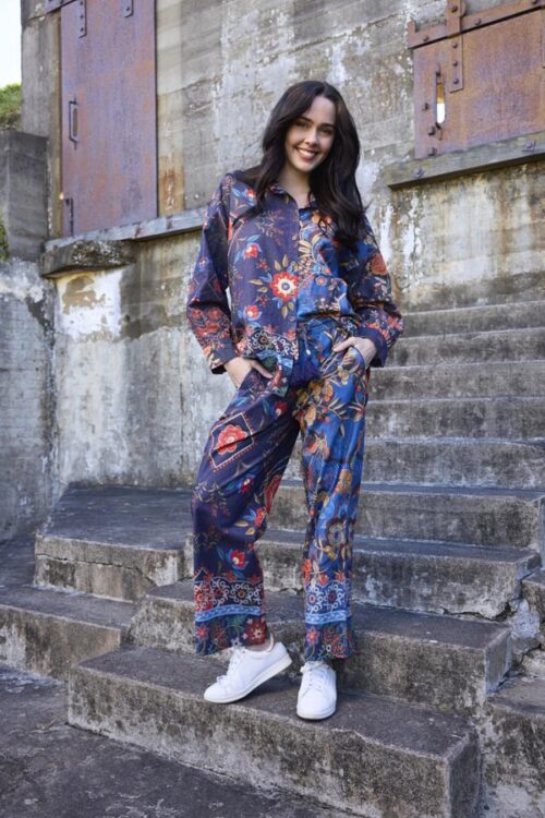Orientique Digital Pant Embroidery 7621