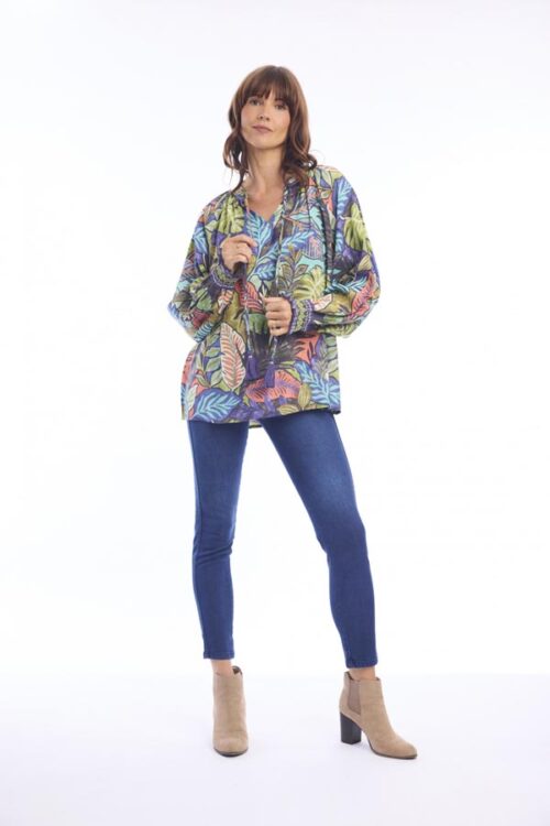 Orientique Bahama Top Puff Sleeve 92159