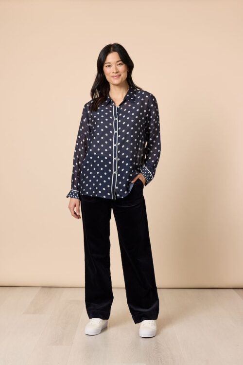 Gordon Smith Aurora Spot Top Navy/White 48869