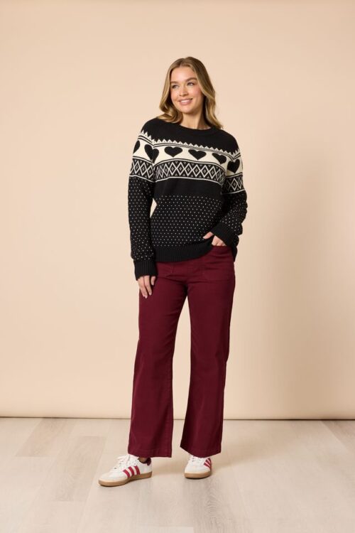 Threadz Aspen Hearts Knit 48714