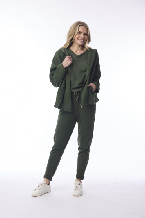 Orientique Terry Knit Sweat Pant Military 5623