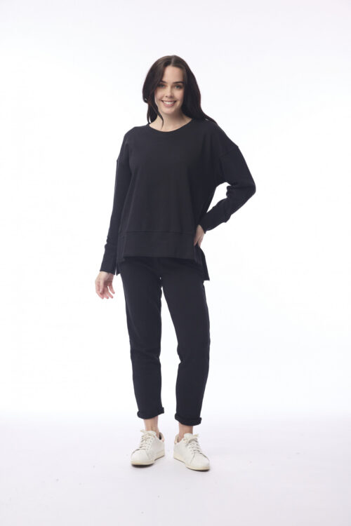 Orientique Terry Knit Sweat Pant Black 5623