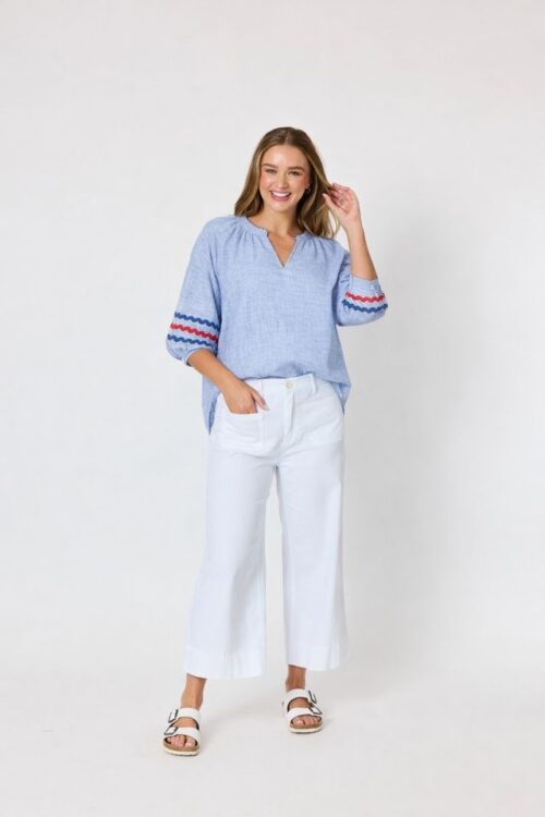 Threadz Canopy Ric Rac Top Chambray 50110