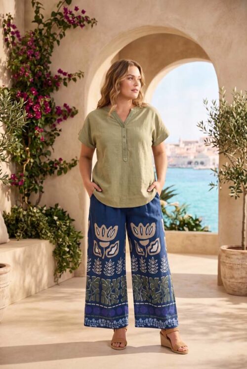 Orientique Liberte Blue Pant 4683