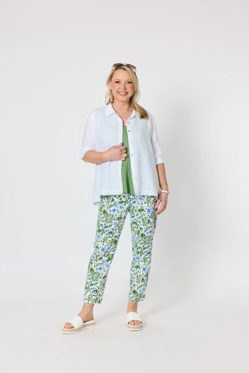 Gordon Smith Ladies Fashion Bayside Print Pant Fern/Multi 50074